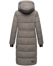 Marikoo Zuraraa XVI Damen lange Winterjacke B989 Grau Größe L - Gr. 40