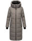 Marikoo Zuraraa XVI Damen lange Winterjacke B989 Grau Größe L - Gr. 40