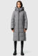 Marikoo Zuraraa XVI Damen lange Winterjacke B989 Grau Größe XXL - Gr. 44