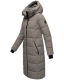 Marikoo Zuraraa XVI Damen lange Winterjacke B989 Grau Größe XXL - Gr. 44