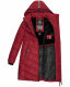 Marikoo Armasa lange Damen Winter Steppjacke Dark Red Größe XXL - Gr. 44