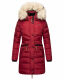 Navahoo Paula Damen Parka Winterjacke Gefüttert Dark Red Größe L - Gr. 40