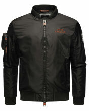 Stone Harbour Berkoo Herren Bomber Jacke Schwarz Größe L - Gr. L