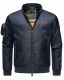 Stone Harbour Berkoo Herren Bomber Jacke Navy Größe S - Gr. S