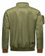 Stone Harbour Berkoo Herren Bomber Jacke Olive Größe S - Gr. S