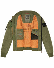 Stone Harbour Berkoo Herren Bomber Jacke Olive Größe M - Gr. M