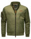 Stone Harbour Berkoo Herren Bomber Jacke Olive Größe M - Gr. M