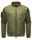 Stone Harbour Berkoo Herren Bomber Jacke Olive Größe M - Gr. M