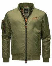 Stone Harbour Berkoo Herren Bomber Jacke Olive Gr&ouml;&szlig;e XXL - Gr. 2XL