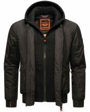 Stone Harbour Hoobo Herren Bomber Jacke Schwarz Größe L - Gr. L