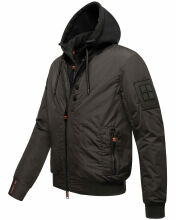 Stone Harbour Hoobo Herren Bomber Jacke Schwarz Größe XXL - Gr. 2XL