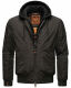 Stone Harbour Hoobo Herren Bomber Jacke Schwarz Größe XXL - Gr. 2XL