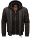 Stone Harbour Hoobo Herren Bomber Jacke Schwarz Größe XXXL - Gr. 3XL