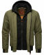 Stone Harbour Hoobo Herren Bomber Jacke Gruen Größe S - Gr. S