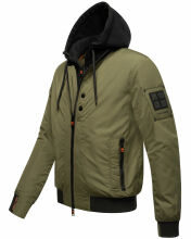 Stone Harbour Hoobo Herren Bomber Jacke Gruen Gr&ouml;&szlig;e XL - Gr. XL