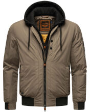 Stone Harbour Hoobo Herren Bomber Jacke Braun Größe S - Gr. S