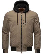 Stone Harbour Hoobo Herren Bomber Jacke Braun Größe S - Gr. S