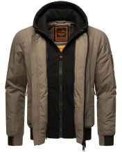 Stone Harbour Hoobo Herren Bomber Jacke Braun Größe S - Gr. S