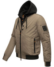 Stone Harbour Hoobo Herren Bomber Jacke Braun Größe S - Gr. S