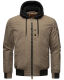 Stone Harbour Hoobo Herren Bomber Jacke Braun Größe S - Gr. S