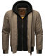 Stone Harbour Hoobo Herren Bomber Jacke Braun Größe S - Gr. S