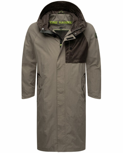 Stone Harbour Zafaar leichte Herren Regenjacke Braun Größe S - Gr. S