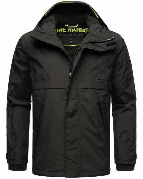 Stone Harbour Zanjaar Herren Übergangs Jacke Schwarz Größe XXL - Gr. 2XL