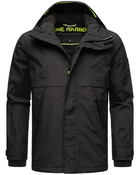 Stone Harbour Zanjaar Herren Übergangs Jacke Schwarz Größe XXXL - Gr. 3XL