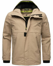 Stone Harbour Zanjaar Herren &Uuml;bergangs Jacke Sand Beige Gr&ouml;&szlig;e M - Gr. M