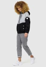 Marikoo Liubkaa leichte Damen Übergangs Jacke Schwarz Größe 3XL - Gr. 46