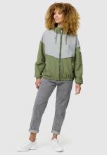 Marikoo Liubkaa leichte Damen &Uuml;bergangs Jacke Dusty Olive Gr&ouml;&szlig;e M - Gr. 38