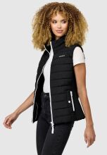 Marikoo Reimii leichte Damen Stepp Weste Schwarz Größe XS - Gr. 34