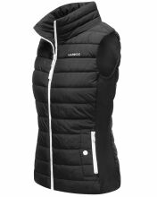 Marikoo Reimii leichte Damen Stepp Weste Schwarz Größe XL - Gr. 42