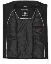 Marikoo Reimii leichte Damen Stepp Weste Schwarz Größe 3XL - Gr. 46