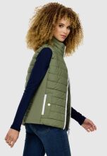 Marikoo Reimii leichte Damen Stepp Weste Olive Gr&ouml;&szlig;e XL - Gr. 42