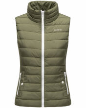 Marikoo Reimii leichte Damen Stepp Weste Olive Gr&ouml;&szlig;e XL - Gr. 42