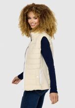 Marikoo Reimii leichte Damen Stepp Weste Cream Größe XS - Gr. 34