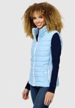 Marikoo Reimii leichte Damen Stepp Weste Baby Blue Größe S - Gr. 36
