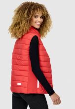 Marikoo Reimii leichte Damen Stepp Weste Coral Red Gr&ouml;&szlig;e S - Gr. 36