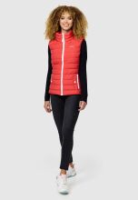 Marikoo Reimii leichte Damen Stepp Weste Coral Red Gr&ouml;&szlig;e L - Gr. 40