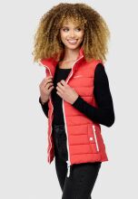 Marikoo Reimii leichte Damen Stepp Weste Coral Red Gr&ouml;&szlig;e XL - Gr. 42