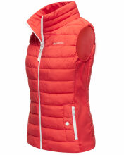Marikoo Reimii leichte Damen Stepp Weste Coral Red Gr&ouml;&szlig;e XL - Gr. 42