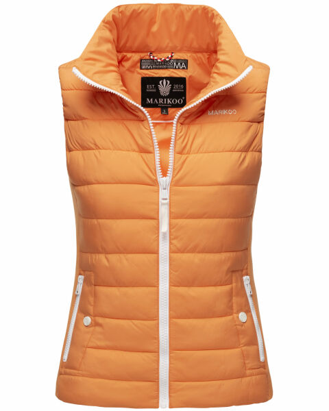Marikoo Reimii leichte Damen Stepp Weste Apricot Sorbet Größe XS - Gr. 34