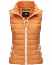 Marikoo Reimii leichte Damen Stepp Weste Apricot Sorbet Größe XS - Gr. 34