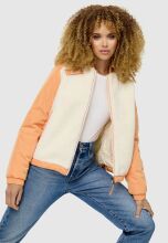 Marikoo Sayoo leichte Damen &Uuml;bergangs Jacke Apricot Sorbet Gr&ouml;&szlig;e XXL - Gr. 44