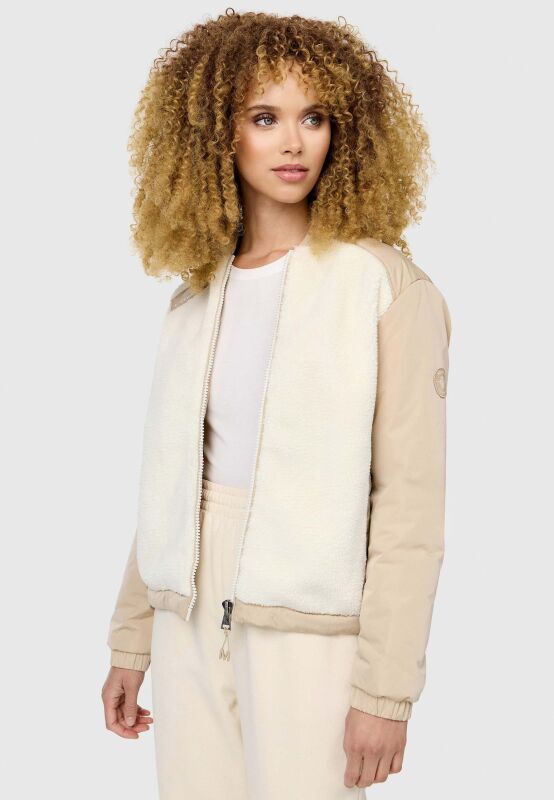 Marikoo Sayoo leichte Damen Übergangs Jacke Beige