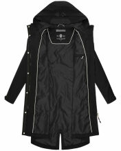 Navahoo Silberperle leichte Damen Übergangs Jacke Schwarz Größe XL - Gr. 42