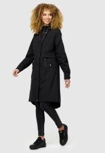 Navahoo Silberperle leichte Damen Übergangs Jacke Schwarz Größe XXL - Gr. 44