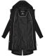 Navahoo Silberperle leichte Damen Übergangs Jacke Schwarz Größe XXXL - Gr. 43