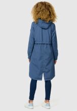 Navahoo Silberperle leichte Damen Übergangs Jacke Dusty Blue Größe L - Gr. 40